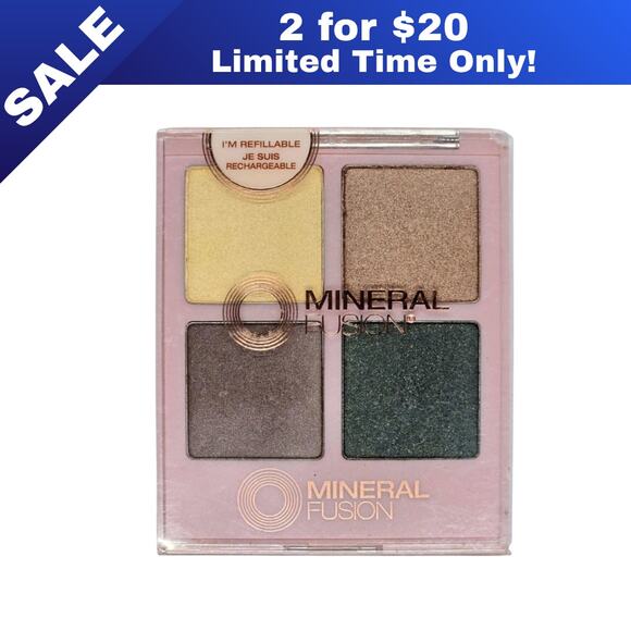 [Sale: 2 for $20!] NEW Mineral Fusion Glamping Eyeshadow Palette - Picture 1 of 6